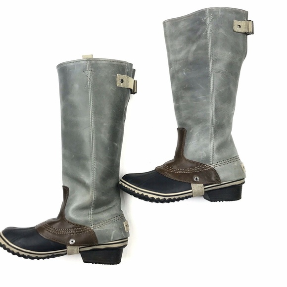 Sorel Slimpack Tall Equestrian Boots Sz 10.5 - Picture 3 of 7